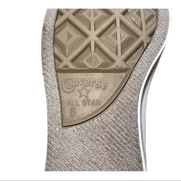 Converse Chuck Taylor All Star Lo Glitter Sneakers Size 8 - Picture 5 of 7
